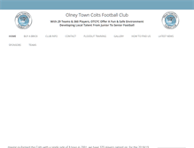 Tablet Screenshot of olneytowncoltsfc.co.uk